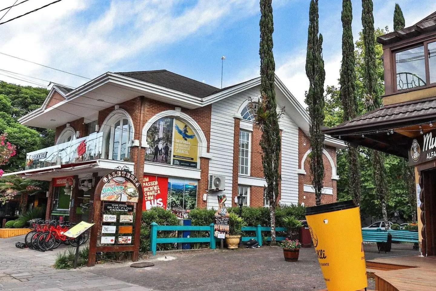 Appartamento Locar-In Gramado - Loft A 50 M Da Rua Coberta. Esterno foto