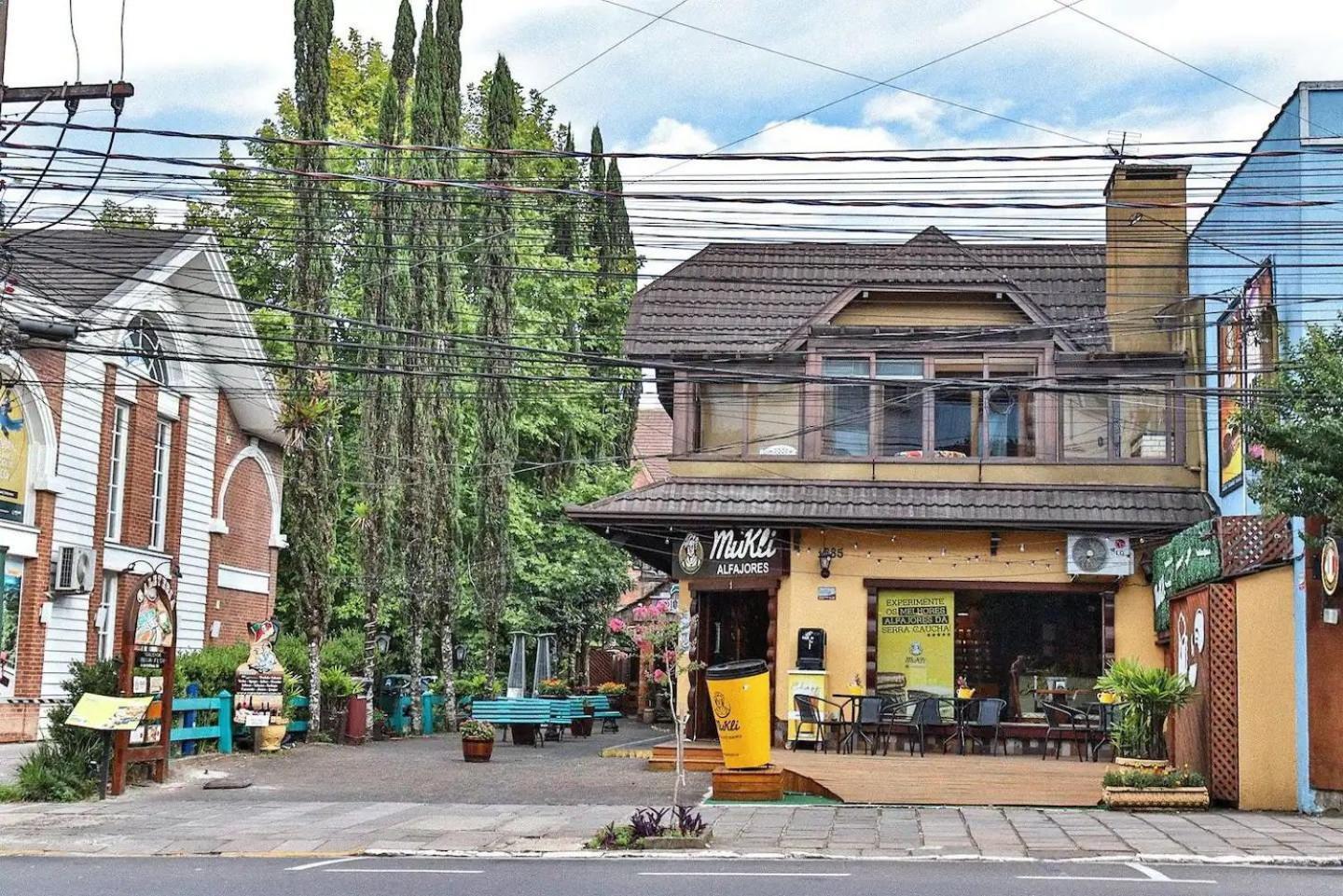 Appartamento Locar-In Gramado - Loft A 50 M Da Rua Coberta. Esterno foto