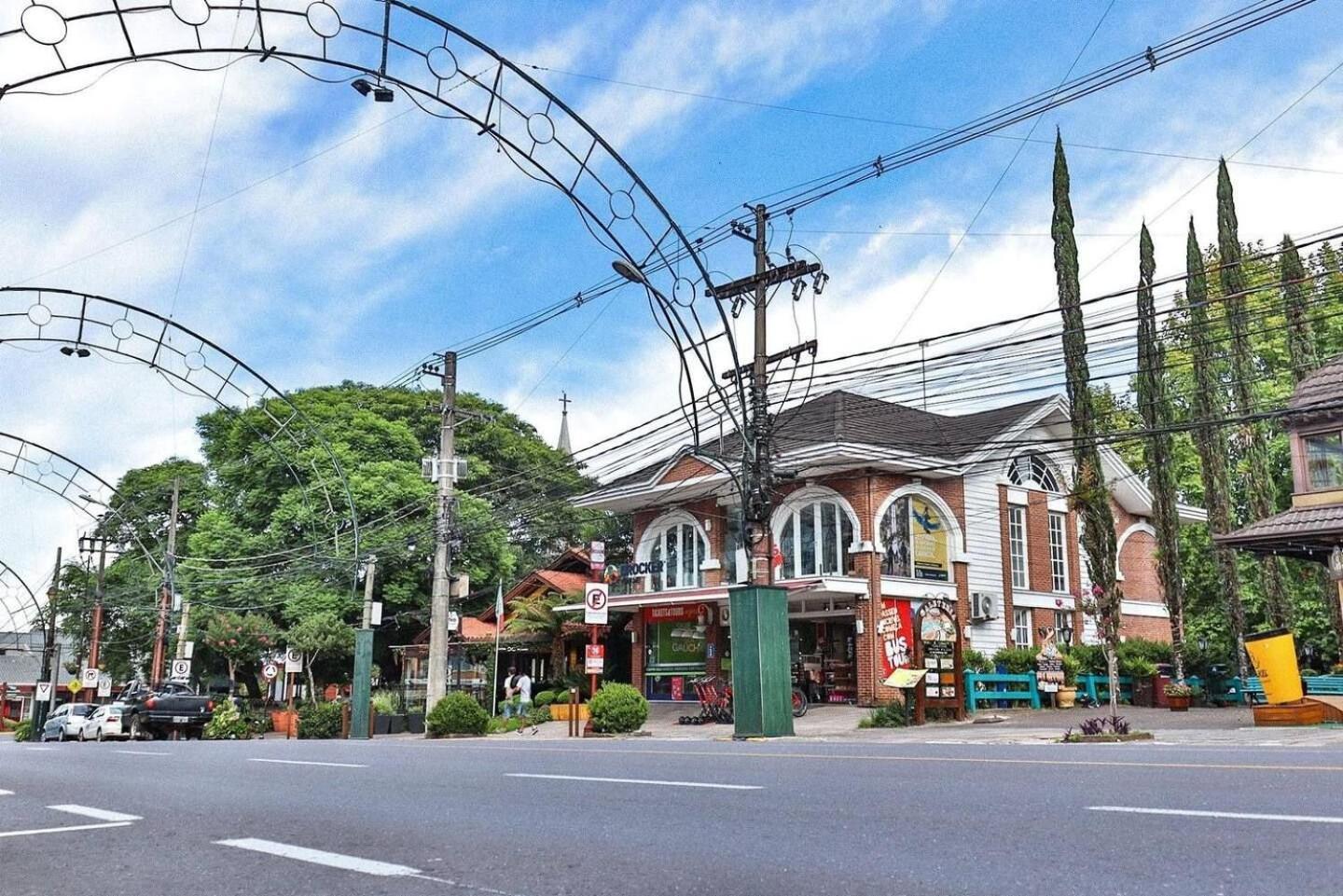 Appartamento Locar-In Gramado - Loft A 50 M Da Rua Coberta. Esterno foto